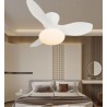 Ventilador de Techo LED P&B Tulip Blanco Motor DC Bluetooth