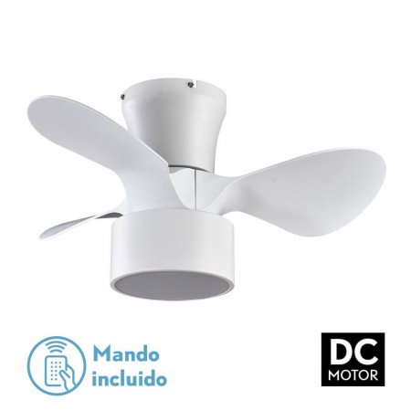 Ventilador de Techo Fabrilamp KOS DC Blanco 24W 2390lm CCT