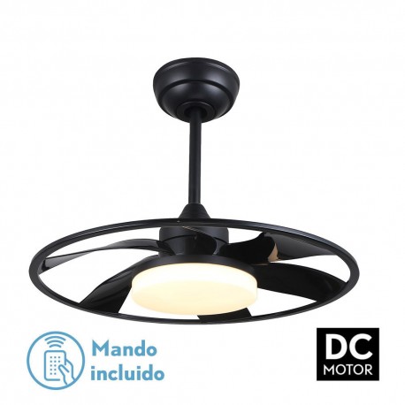 Ventilador de Techo Fabrilamp Celsius DC Negro 26W 2950lm CCT