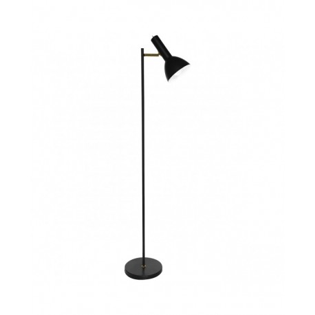 Lámpara de pie tipo flexo Lumiere Negro de Alemar 1XE27