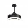 Ventilador de Techo Retráctil Mantra Coin Fan Mini LED Negro Ø 43cm
