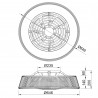 Ventilador de Techo modelo Polinesia Nautica Cuerda de Mantra