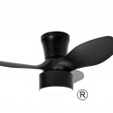 Ventilador de Techo LED Jueric Fly Maxi Negro Motor DC