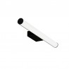 Aplique de Pared Sulion Caspio Negro/Blanco 12W 60cm IP44