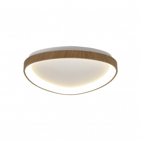 Plafón de Techo LED Mantra Triangular Niseko Madera 42Cm 35W 3000K