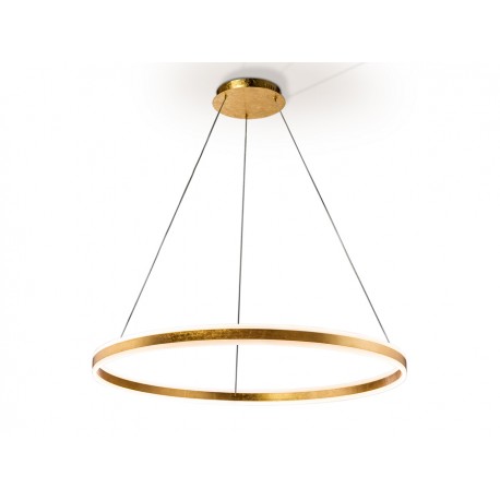 Lámpara Colgante Circular Helia Schuller 1 Aro Oro Ø 100cm