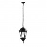 Farol Colgante Exterior Regulus Negro IP44 1xE27