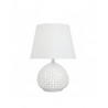 SOBREMESA CERAMICA MORGAN BLANCO 2 X 60W E-27