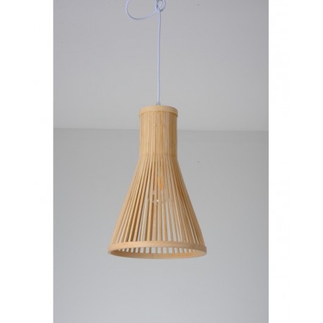 Lámpara Colgante Narvi Jambu Bamboo Mimbre 1xE27 Ø30cm