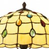 Lámpara de Sobremesa Tiffany Colección Perla 1xE27 Ø30cm