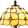 Lámpara de Sobremesa Tiffany Colección Perla 1xE27 Ø20cm