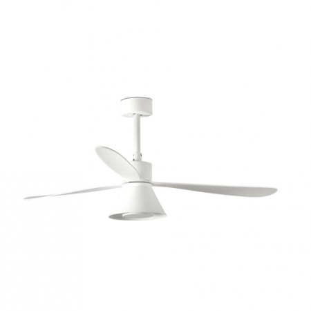 Ventilador de Techo Faro Amelia Cone DC 132cm Blanco LED 20W CCT