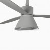 Ventilador de Techo Faro Amelia Cone DC 132cm Gris LED 20W CCT