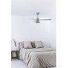 Ventilador de Techo Faro Amelia Cone DC 132cm Gris LED 20W CCT