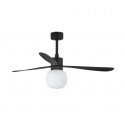 Ventilador de Techo Faro Amelia Ball DC 132cm Negro LED 20W