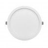 Downlight Monet RD doble instalación pinzas ajustables Blanco 18W 3000K