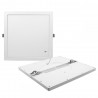 Downlight Monet SQ doble instalación pinzas ajustables Blanco 18W 4000K