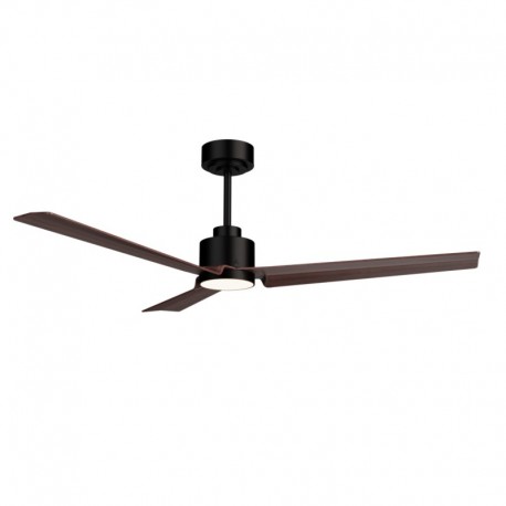 Ventilador negro y madera 178 cm diámetro JUST FAN