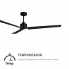 Ventilador de Techo Sulion Anne XL Motor DC Negro Sin Luz