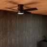 Ventilador de Techo Sulion Taro DC Negro Palas Negro/Madera 106cm