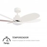 Ventilador de Techo Sulion Rainbow M Motor DC Blanco/Madera