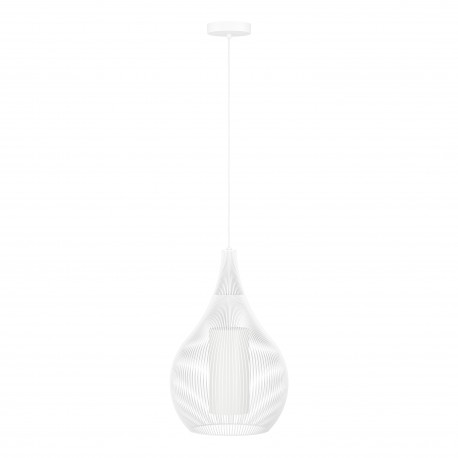 Lámpara Colgante Eglo Razoni 1 Blanco 1xE27 Ø 32.5cm