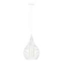 Lámpara Colgante Eglo Razoni 1 Blanco 1xE27 Ø 32.5cm