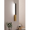 Aplique de Pared LED Eglo Tudons Negro/Madera 12W 3000k