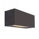 Aplique de Pared Exterior LED Mantra Utah UP AND DOWN Gris Oscuro 1xE27 IP65