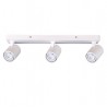 Regleta de Focos Orientables Sale 3xGU10 Blanco