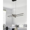 Suspension Trio Salinas LED Noir Mat