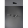 Suspension Trio Salinas LED Noir Mat