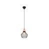 Trio Valeria Suspension Noir 1xE27 Ø 18cm