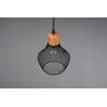 Trio Valeria Suspension Noir 1xE27 Ø 18cm