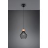 Trio Valeria Suspension Noir 1xE27 Ø 18cm