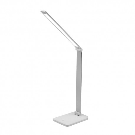 Flexo Sobremesa Fabrilamp Década Plata/Blanco 7W 6000k Plegable/Orientable