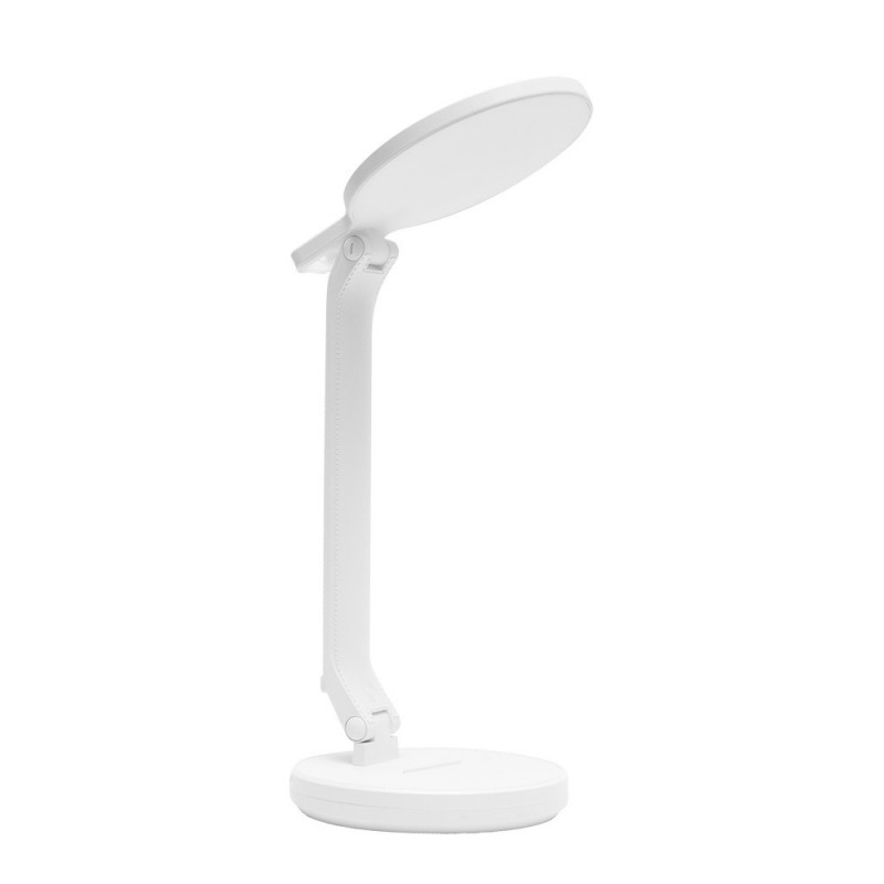 Fabrilamp Woku Lampe de Table Blanc 7W LED CCT Pliable/Ajustable
