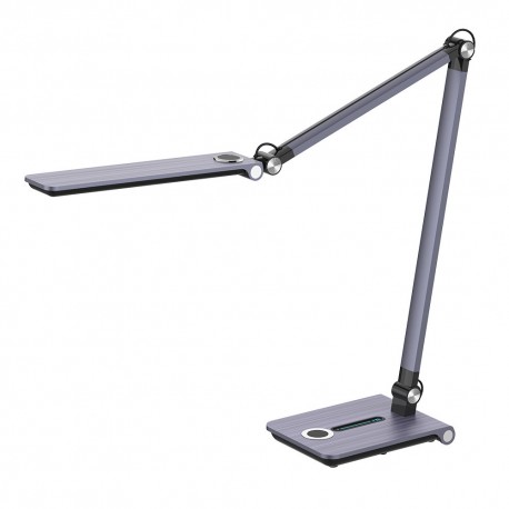 Fabrilamp Dardo Gris Lampe de Table 10W LED CCT Pliable/Ajustable