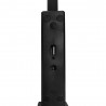 Flexo Sobremesa USB Fabrilamp Pandeo Negro 7W LED CCT Flexible/Orientable