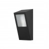 Aplique de Pared Exterior For Light Nika Negro 1xE27 IP44