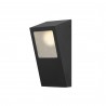 Aplique de Pared Exterior For Light Nika Negro 1xE27 IP44