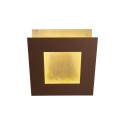 Aplique de Pared Mantra Dalia Marrón/Oro LED 18W 3000K 1260lm