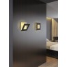 Aplique de Pared Mantra Dalia Negro/Oro LED 24W 3000K 1680lm