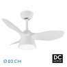 Ventilador de Techo Fabrilamp Cubico DC Blanco 82cm 3 Palas