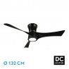 Ventilador de Techo Fabrilamp Tianas DC Negro 3 Palas Ø 132cm