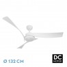 Ventilador de Techo Fabrilamp Tarento DC Blanco 3 Palas Ø 132cm