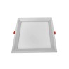 Downlight LED Empotrable Blanco 22W CCT Cuadrado 22.5x22.5xH2cm