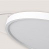 Ventilateur de plafond rétractable Interlusa Slim blanc Ø106cm