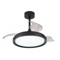 Ventilador de Techo Retráctil Mantra Mistral Mini Fan Negro Ø91cm