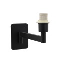 Aplique de Pared Pivo Negro Abatible 1xE14 Sin pantalla